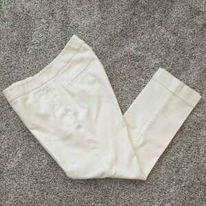 Ann Taylor Cream Signature Pants